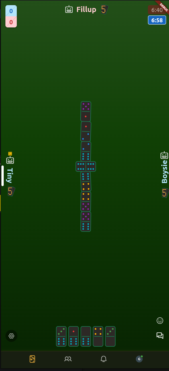 Domino game screenshot